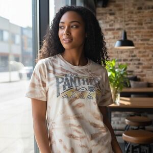 Abercrombie Kids Black Panther Tie Dye T Shirt Size 9 10 Graphic Tee Retired